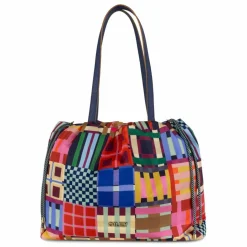 Clearance Oilily Tartan Tape Skar Shopper Tasche 36 cm wedgewood