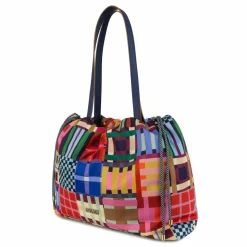 Clearance Oilily Tartan Tape Skar Shopper Tasche 36 cm wedgewood