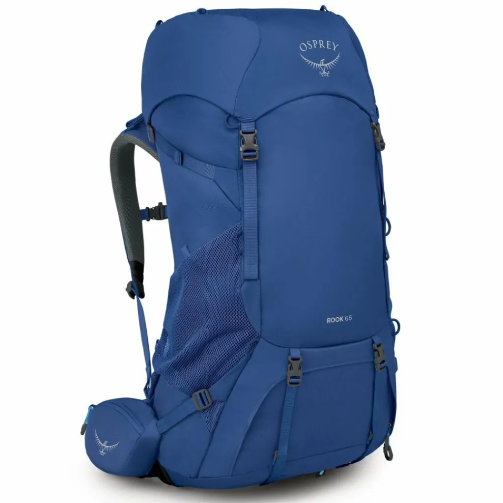 Osprey Rook 65 Trekkingrucksack 75 cm astology blue-blue flame