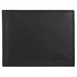 oxmox Herrengeldbörsen Querformat<Leather Geldbörse RFID Schutz Leder 10.5 cm lizard