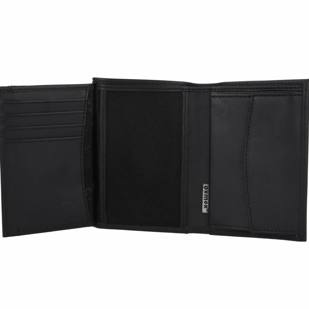 Herren oxmox Leather Geldbörse RFID Schutz Leder 9.5 cm