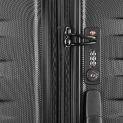 Pack Easy Hartgepäck|4-Rollen Koffer<Clipper by Kosmo 4 Rollen Trolley 67 cm mit Dehnfalte schwarz