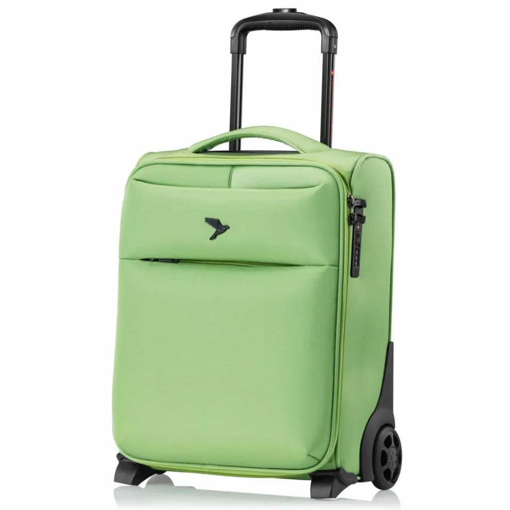 New Pack Easy Easytrip 2 Rollen Kabinentrolley 45 cm grün parrot