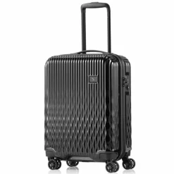 Online Pack Easy Flow 4 Rollen Kabinentrolley S 52 cm schwarz