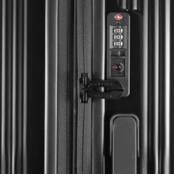 Best Pack Easy Flow 4 Rollen Trolley M 66 cm mit Dehnfalte schwarz