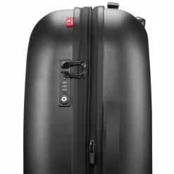 Pack Easy 4-Rollen Koffer|Hartgepäck<Gen T 4 Rollen Trolley 64 cm mit Dehnfalte schwarz