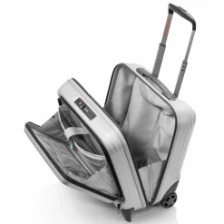 Outlet Pack Easy Genius 2 Rollen Pilotentrolley 42 cm Laptopfach silber