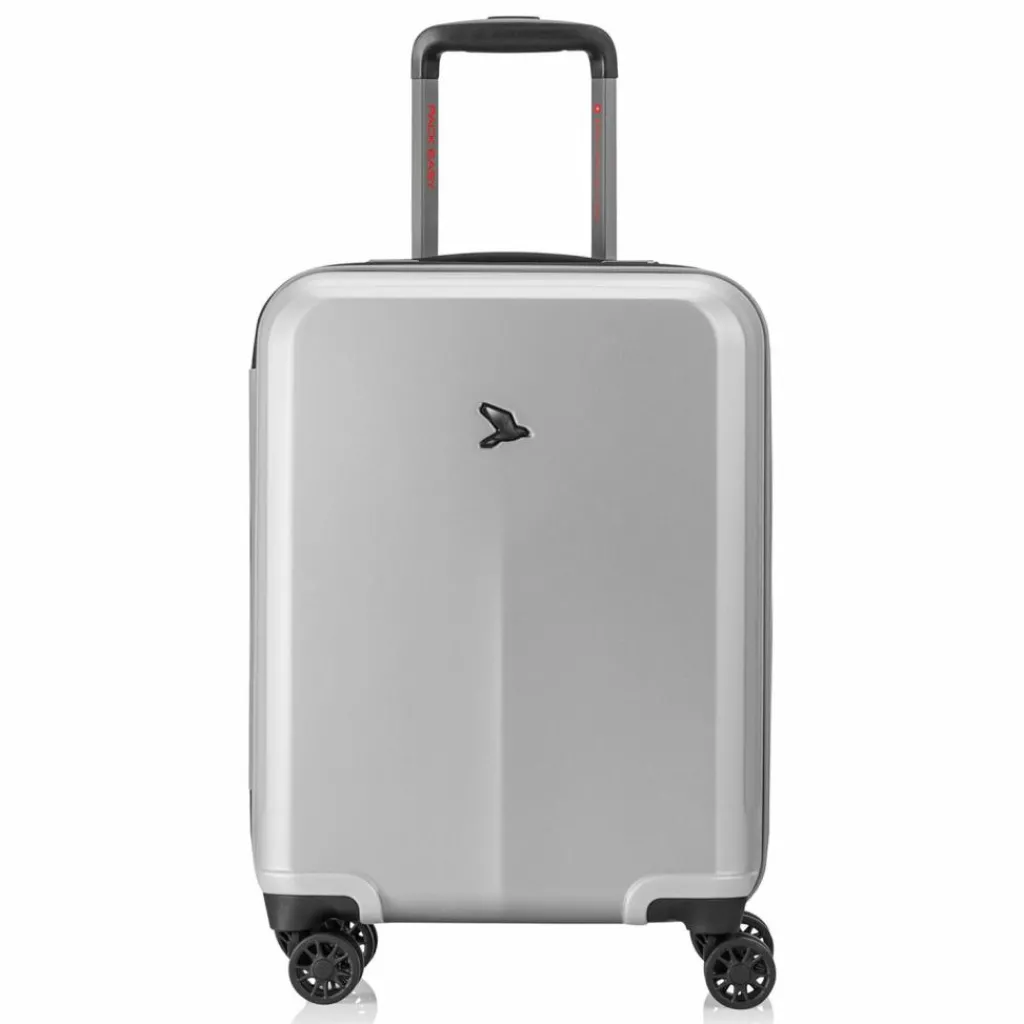 Pack Easy Hartgepäck Kabinengepäck|4-Rollen Kabinentrolleys<Genius 4 Rollen Kabinentrolley S 54 cm silber