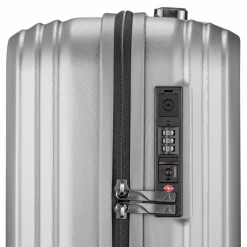 Pack Easy Hartgepäck Kabinengepäck|4-Rollen Kabinentrolleys<Genius 4 Rollen Kabinentrolley S 54 cm silber