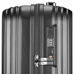 Clearance Pack Easy Genius 4 Rollen Kabinentrolley S 54 cm schwarz