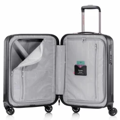 Clearance Pack Easy Genius 4 Rollen Kabinentrolley S 54 cm schwarz