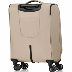 Sale Pack Easy GoOn 4 Rollen Kabinentrolley 55 cm Laptopfach beige