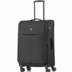 Discount Pack Easy GoOn 4 Rollen Trolley M 67 cm mit Dehnfalte schwarz