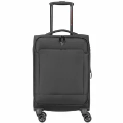 New Pack Easy Infinity 4 Rollen Kabinentrolley 55 cm mit Dehnfalte schwarz