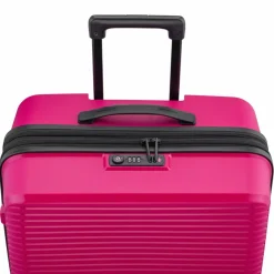 Pack Easy Hartgepäck|4-Rollen Koffer<Jet 4 Rollen Trolley 64 cm mit Dehnfalte rot