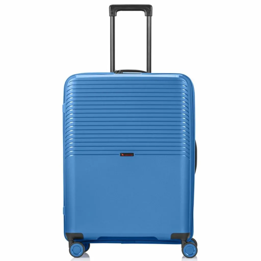 Outlet Pack Easy Jet 4 Rollen Trolley 64 cm mit Dehnfalte marine