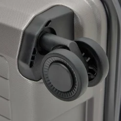 Best Pactastic Collection 01 4 Rollen Trolley M 67 cm mit Dehnfalte grey-coffee metallic