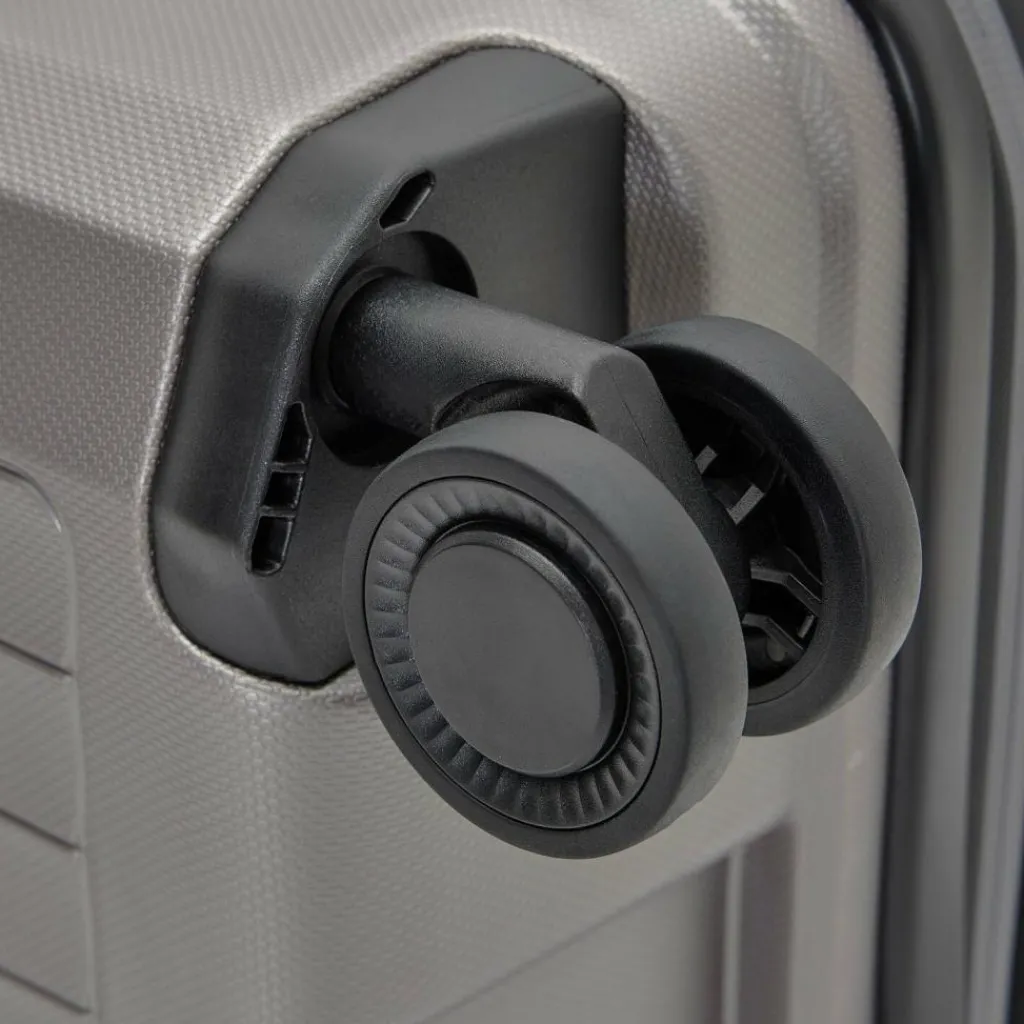 New Pactastic Collection 01 4-Rollen Kofferset 3tlg. mit Dehnfalte grey-coffee metallic