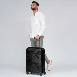 Pactastic Hartgepäck|4-Rollen Koffer<Collection 02 THE MEDIUM 4 Rollen Trolley 67 cm black metallic