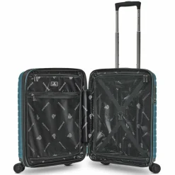 Pactastic Collection 04 THE CABIN + 4 Rollen Kabinentrolley S 55 cm mit Dehnfalte