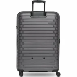 Pactastic Hartgepäck|4-Rollen Koffer<Collection 04 THE LARGE + 4 Rollen Trolley L 75 cm mit Dehnfalte anthracite-metallic