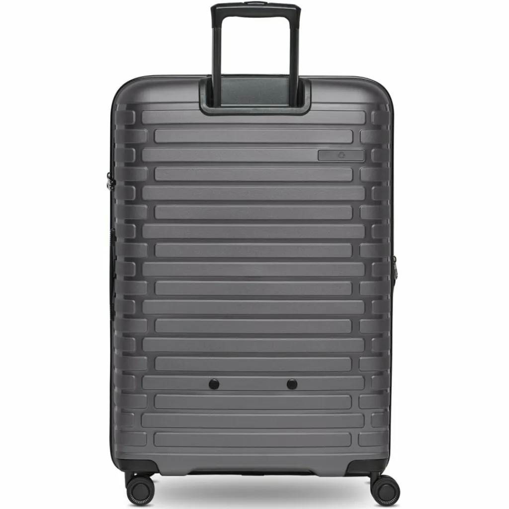 Pactastic Hartgepäck|4-Rollen Koffer<Collection 04 THE LARGE + 4 Rollen Trolley L 75 cm mit Dehnfalte anthracite-metallic