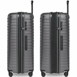 Pactastic Hartgepäck|4-Rollen Koffer<Collection 04 THE LARGE + 4 Rollen Trolley L 75 cm mit Dehnfalte anthracite-metallic