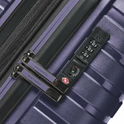 Hot Pactastic Collection 04 THE THREE SET + 4 Rollen Kofferset 3-teilig mit Dehnfalte purple-metallic