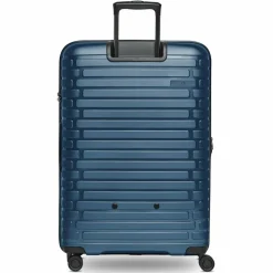 New Pactastic Collection 04 THE LARGE + 4 Rollen Trolley L 75 cm mit Dehnfalte navy blue-metallic