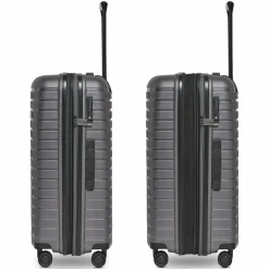 Pactastic Collection 04 THE THREE SET + 4 Rollen Kofferset 3-teilig mit Dehnfalte