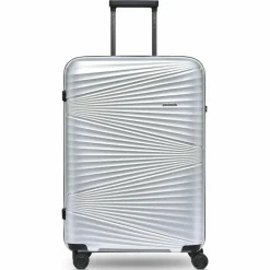 New Pactastic Collection 02 THE MEDIUM 4 Rollen Trolley 67 cm silver metallic 2