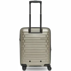 Hot Pactastic Collection 04 THE CABIN + 4 Rollen Kabinentrolley S 55 cm mit Dehnfalte champaign-metallic