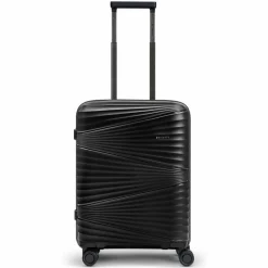 Pactastic 4-Rollen Kabinentrolleys|Hartgepäck<Collection 02 THE CABIN 4 Rollen Kabinentrolley 55 cm black metallic