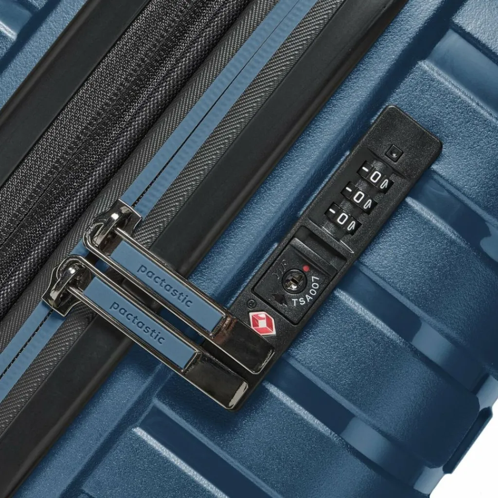 Pactastic Collection 04 THE THREE SET + 4 Rollen Kofferset 3-teilig mit Dehnfalte