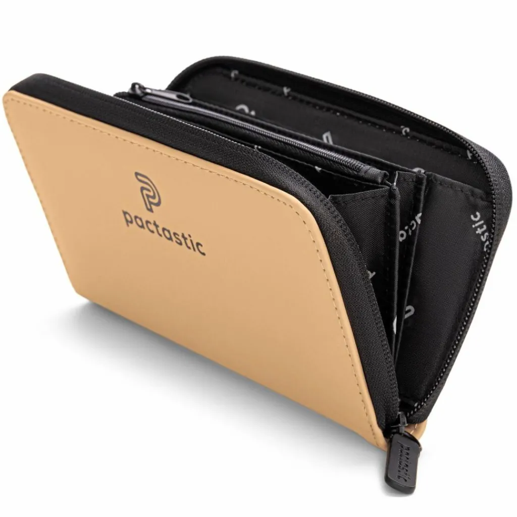 Pactastic Damengeldbörsen Querformat<Urban Collection Geldbörse 20 cm beige