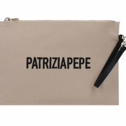 Patrizia Pepe Henkeltaschen|Abendtaschen & Clutches<Clutch Tasche 26 cm natural