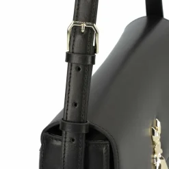Patrizia Pepe Henkeltaschen|Schultertaschen<Essential Fly Schultertasche Leder 31 cm nero