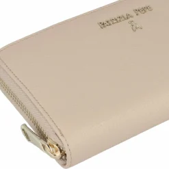Patrizia Pepe Damengeldbörsen Querformat<Essentials Geldbörse Leder 19 cm camel beige