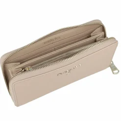 Patrizia Pepe Damengeldbörsen Querformat<Essentials Geldbörse Leder 19 cm camel beige