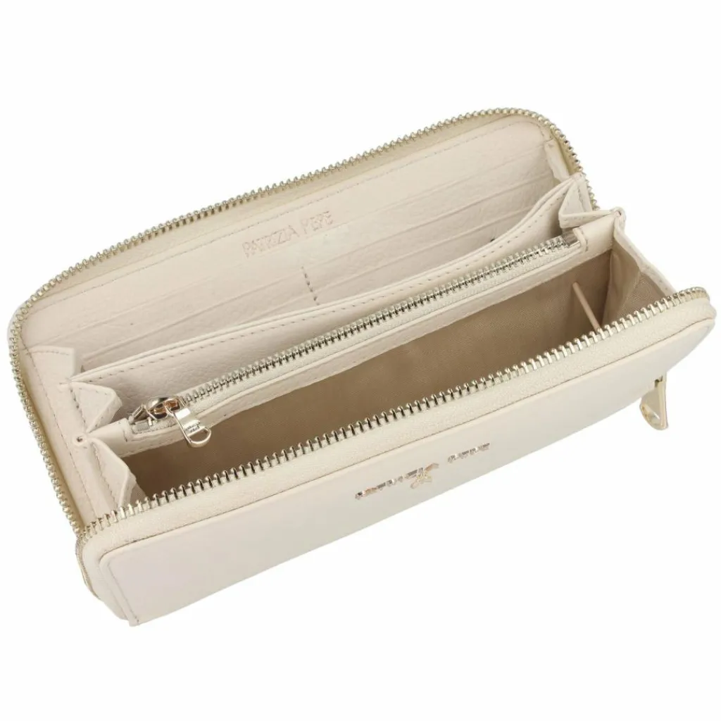 Patrizia Pepe Damengeldbörsen Querformat<Essentials Geldbörse Leder 19 cm off white