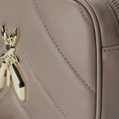 Patrizia Pepe Fly Padded Umhängetasche Leder 19.5 cm