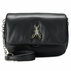 Patrizia Pepe Umhängetaschen<Fly Puffy Umhängetasche Leder 21 cm winter black