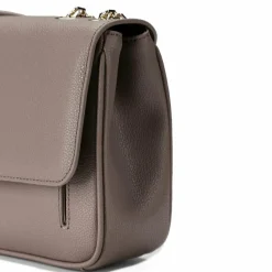 Patrizia Pepe Schultertaschen<Fly Schultertasche Leder 25 cm dark tatami