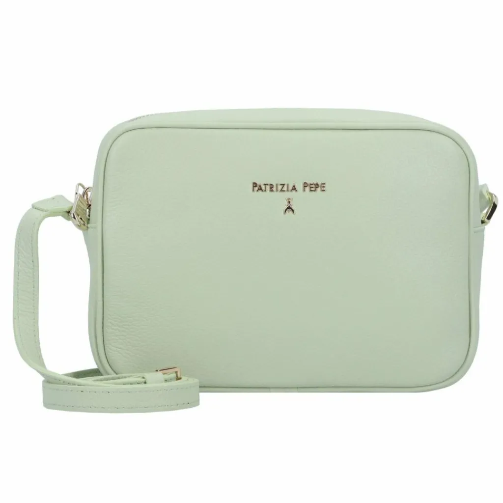 Clearance Patrizia Pepe Fly Umhängetasche Leder 24 cm soft green