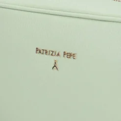 Clearance Patrizia Pepe Fly Umhängetasche Leder 24 cm soft green