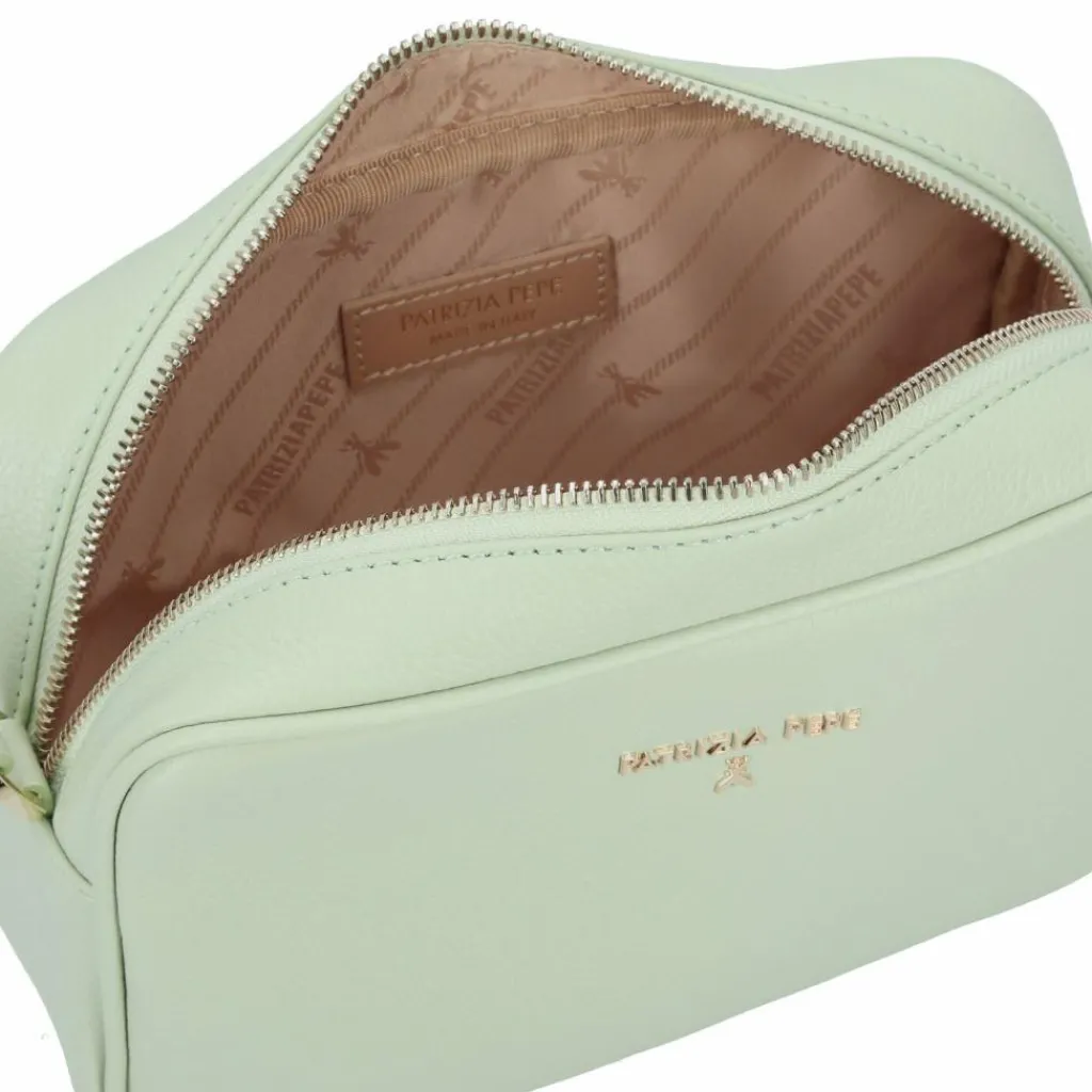 Clearance Patrizia Pepe Fly Umhängetasche Leder 24 cm soft green