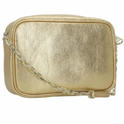 Best Patrizia Pepe Fly Umhängetasche Leder 19 cm solar gold