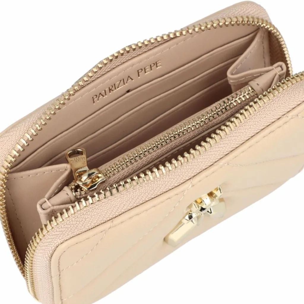 Patrizia Pepe Damengeldbörsen Querformat<Geldbörse Leder 12.5 cm ocean sand