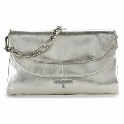 Patrizia Pepe Henkeltaschen<Handtasche Leder 30 cm new silver