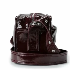 Patrizia Pepe Schultertaschen|Henkeltaschen<Schultertasche Leder 35 cm glossy plume